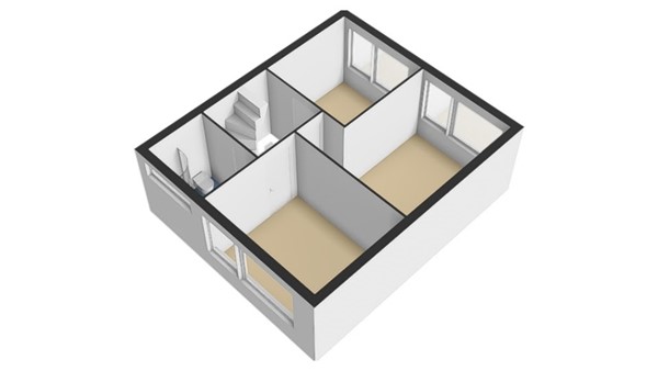 Floorplan - Troelstrastraat 40, 2953 BM Alblasserdam